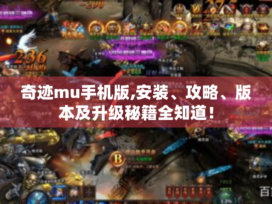 奇迹mu手机版,安装、攻略、版本及升级秘籍全知道! 奇迹mu手机版,安装、攻略、版本及升级秘籍全知道!