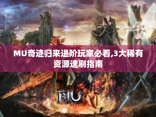 MU奇迹归来进阶玩家必看,3大稀有资源速刷指南 MU奇迹归来进阶玩家必看,3大稀有资源速刷指南