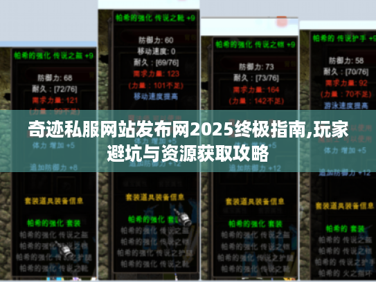 奇迹私服网站发布网2025终极指南,玩家避坑与资源获取攻略