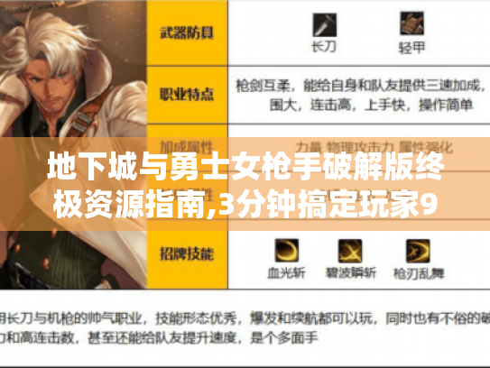地下城与勇士女枪手破解版终极资源指南,3分钟搞定玩家90%痛点! 地下城与勇士女枪手破解版终极资源指南,3分钟搞定玩家90%痛点!