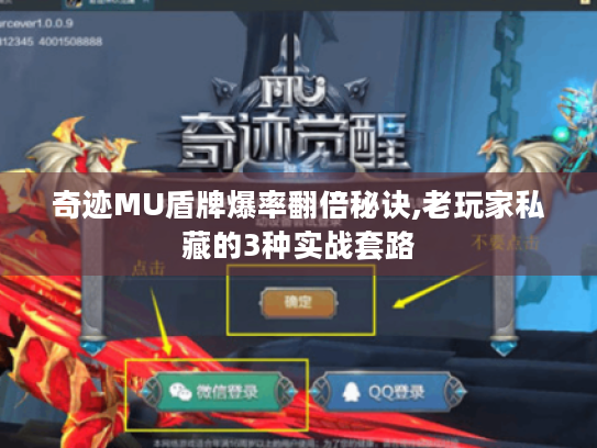 奇迹MU盾牌爆率翻倍秘诀,老玩家私藏的3种实战套路 奇迹MU盾牌爆率翻倍秘诀,老玩家私藏的3种实战套路