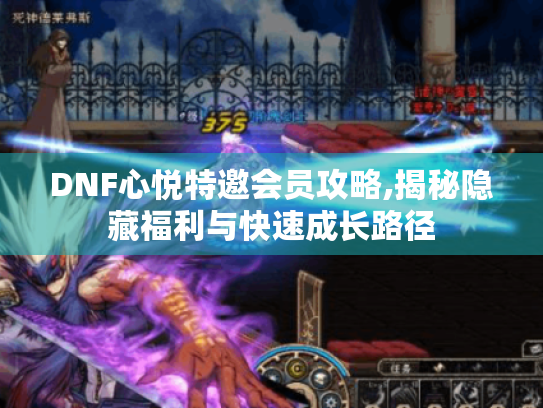 DNF心悦特邀会员攻略,揭秘隐藏福利与快速成长路径 DNF心悦特邀会员攻略,揭秘隐藏福利与快速成长路径