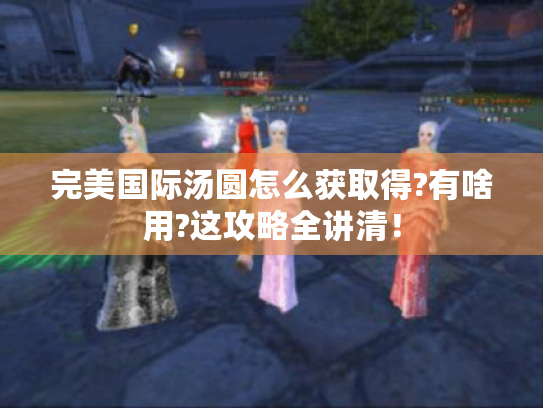 完美国际汤圆怎么获取得?有啥用?这攻略全讲清！