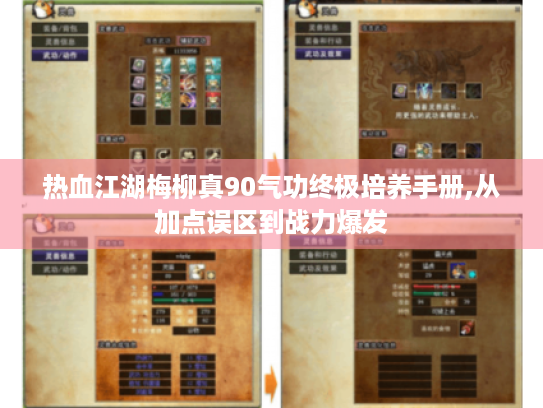 热血江湖梅柳真90气功终极培养手册,从加点误区到战力爆发 热血江湖梅柳真90气功终极培养手册,从加点误区到战力爆发