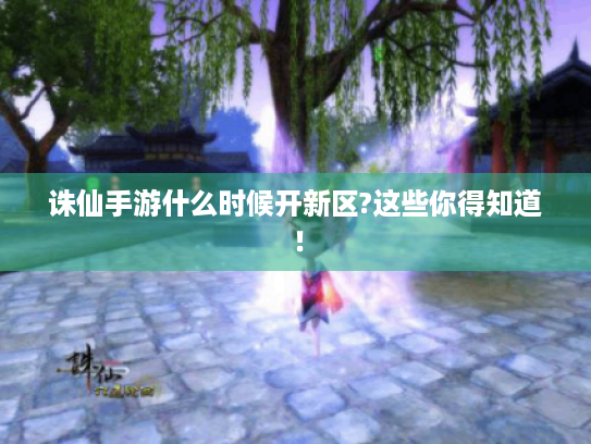 诛仙手游什么时候开新区?这些你得知道! 诛仙手游什么时候开新区?这些你得知道!