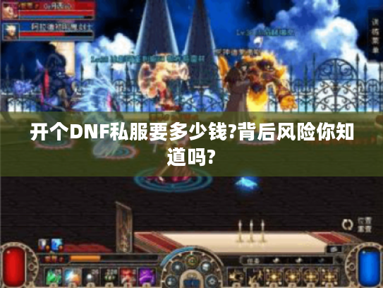 开个DNF私服要多少钱?背后风险你知道吗? 开个DNF私服要多少钱?背后风险你知道吗?