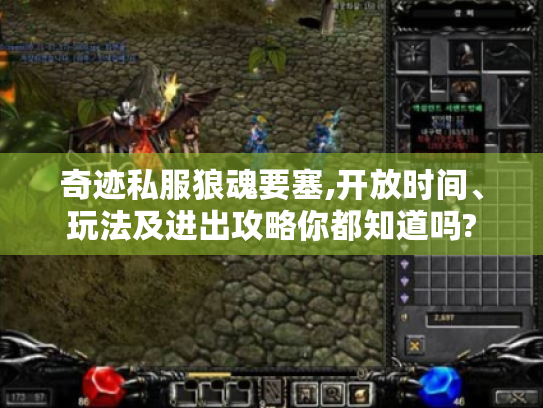 奇迹私服狼魂要塞,开放时间、玩法及进出攻略你都知道吗?