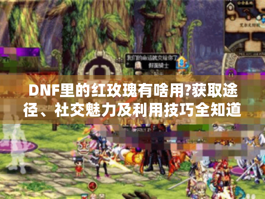 DNF里的红玫瑰有啥用?获取途径、社交魅力及利用技巧全知道! DNF里的红玫瑰有啥用?获取途径、社交魅力及利用技巧全知道!