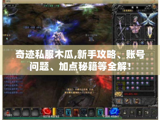 奇迹私服木瓜,新手攻略、账号问题、加点秘籍等全解! 奇迹私服木瓜,新手攻略、账号问题、加点秘籍等全解!