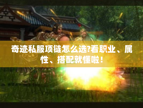 奇迹私服项链怎么选?看职业、属性、搭配就懂啦! 奇迹私服项链怎么选?看职业、属性、搭配就懂啦!