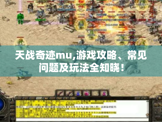 天战奇迹mu,游戏攻略、常见问题及玩法全知晓! 天战奇迹mu,游戏攻略、常见问题及玩法全知晓!
