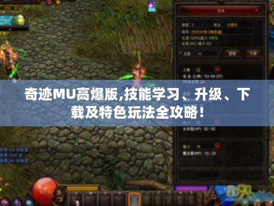 奇迹MU高爆版,技能学习、升级、下载及特色玩法全攻略！