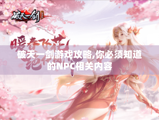 破天一剑游戏攻略,你必须知道的NPC相关内容 破天一剑游戏攻略,你必须知道的NPC相关内容