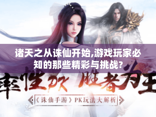 诸天之从诛仙开始,游戏玩家必知的那些精彩与挑战?