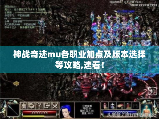 神战奇迹mu各职业加点及版本选择等攻略,速看！