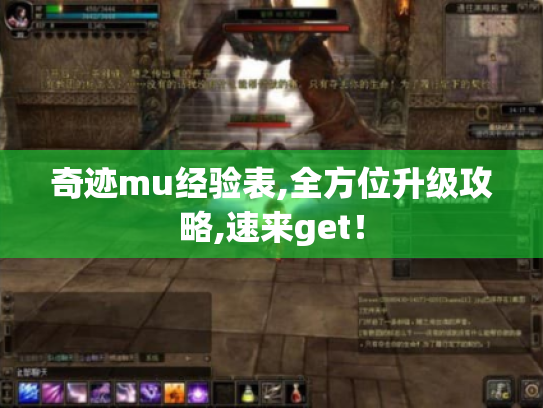 奇迹mu经验表,全方位升级攻略,速来get！