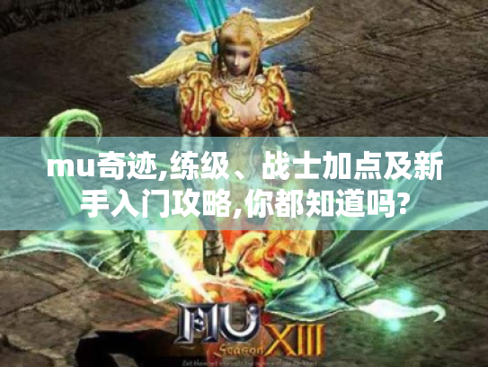 mu奇迹,练级、战士加点及新手入门攻略,你都知道吗? mu奇迹,练级、战士加点及新手入门攻略,你都知道吗?