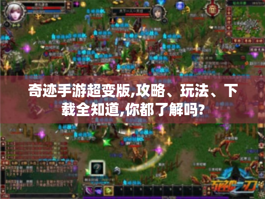 奇迹手游超变版,攻略、玩法、下载全知道,你都了解吗?