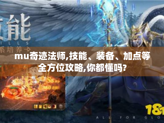 mu奇迹法师,技能、装备、加点等全方位攻略,你都懂吗? mu奇迹法师,技能、装备、加点等全方位攻略,你都懂吗?