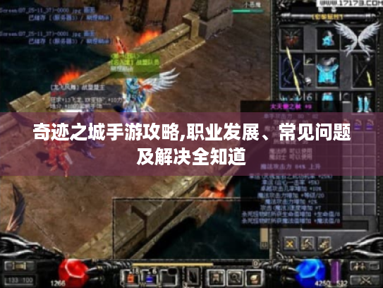 奇迹之城手游攻略,职业发展、常见问题及解决全知道