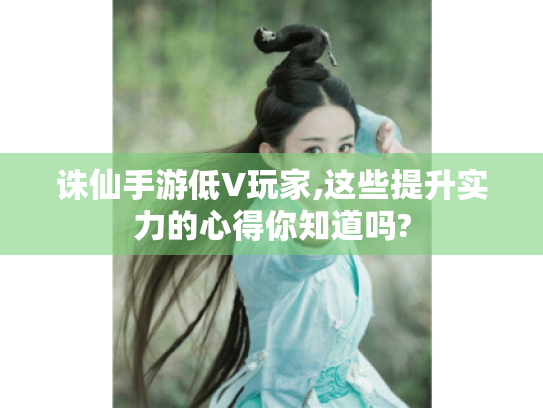 诛仙手游低V玩家,这些提升实力的心得你知道吗? 诛仙手游低V玩家,这些提升实力的心得你知道吗?