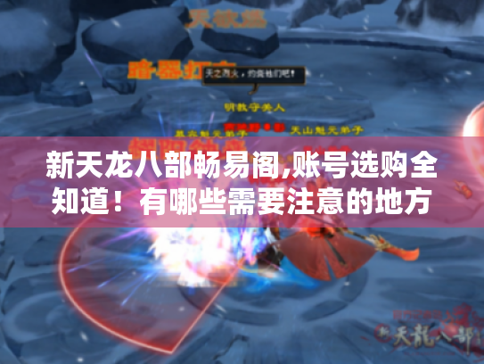 新天龙八部畅易阁,账号选购全知道！有哪些需要注意的地方?