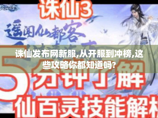 诛仙发布网新服,从开服到冲榜,这些攻略你都知道吗? 诛仙发布网新服,从开服到冲榜,这些攻略你都知道吗?