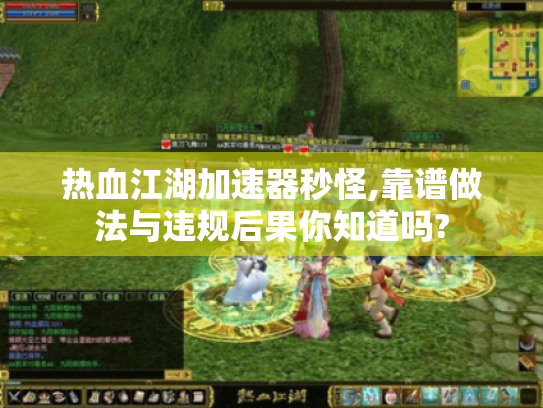 热血江湖加速器秒怪,靠谱做法与违规后果你知道吗? 热血江湖加速器秒怪,靠谱做法与违规后果你知道吗?