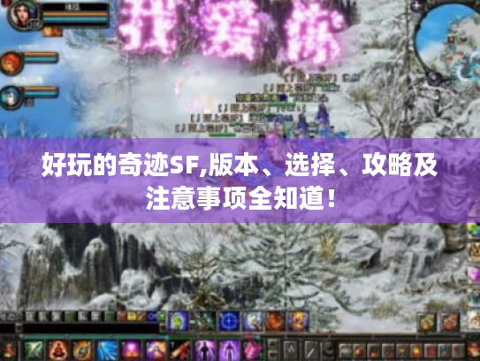 好玩的奇迹SF,版本、选择、攻略及注意事项全知道! 好玩的奇迹SF,版本、选择、攻略及注意事项全知道!