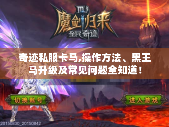 奇迹私服卡马,操作方法、黑王马升级及常见问题全知道! 奇迹私服卡马,操作方法、黑王马升级及常见问题全知道!