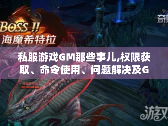 私服游戏GM那些事儿,权限获取、命令使用、问题解决及GM跑路咋办? 私服游戏GM那些事儿,权限获取、命令使用、问题解决及GM跑路咋办?