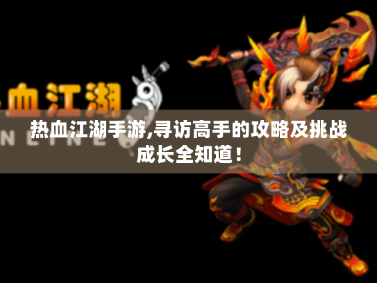 热血江湖手游,寻访高手的攻略及挑战成长全知道！