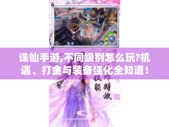 诛仙手游,不同级别怎么玩?机遇、打金与装备强化全知道！