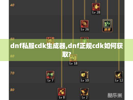 dnf私服cdk生成器,dnf正规cdk如何获取? dnf私服cdk生成器,dnf正规cdk如何获取?
