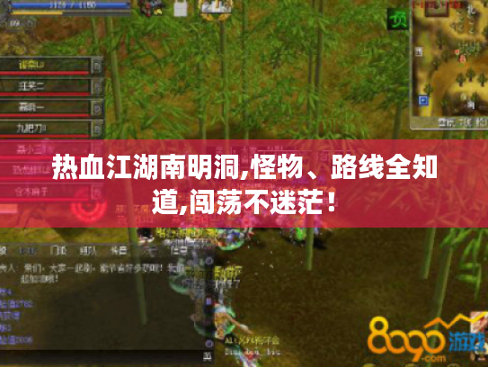 热血江湖南明洞,怪物、路线全知道,闯荡不迷茫！