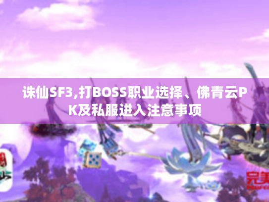诛仙SF3,打BOSS职业选择、佛青云PK及私服进入注意事项 诛仙SF3,打BOSS职业选择、佛青云PK及私服进入注意事项