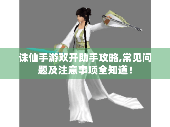 诛仙手游双开助手攻略,常见问题及注意事项全知道！