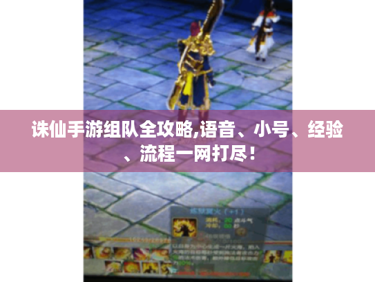 诛仙手游组队全攻略,语音、小号、经验、流程一网打尽! 诛仙手游组队全攻略,语音、小号、经验、流程一网打尽!