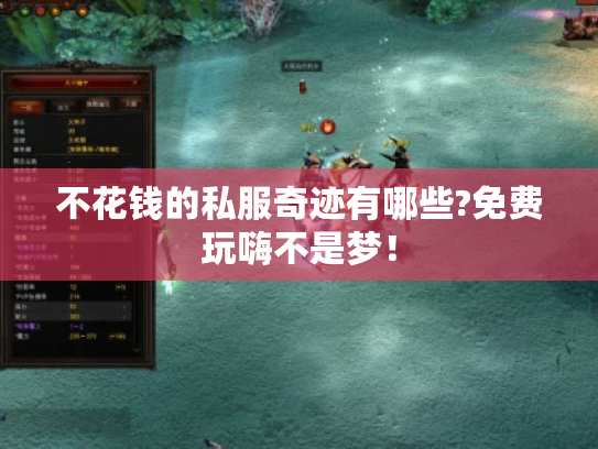 不花钱的私服奇迹有哪些?免费玩嗨不是梦! 不花钱的私服奇迹有哪些?免费玩嗨不是梦!