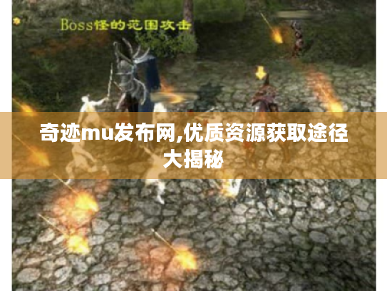 奇迹mu发布网,优质资源获取途径大揭秘 奇迹mu发布网,优质资源获取途径大揭秘