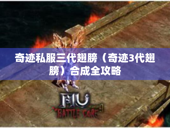 奇迹私服三代翅膀(奇迹3代翅膀)合成全攻略 奇迹私服三代翅膀(奇迹3代翅膀)合成全攻略