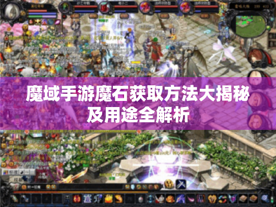魔域手游魔石获取方法大揭秘及用途全解析 魔域手游魔石获取方法大揭秘及用途全解析