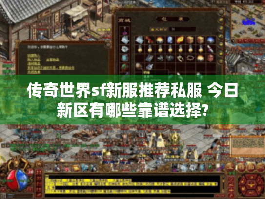 传奇世界sf新服推荐私服 今日新区有哪些靠谱选择?