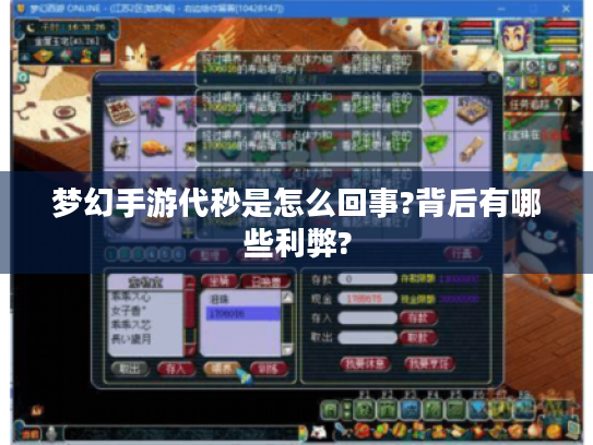 梦幻手游代秒是怎么回事?背后有哪些利弊? 梦幻手游代秒是怎么回事?背后有哪些利弊?