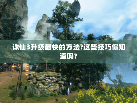 诛仙3升级最快的方法?这些技巧你知道吗? 诛仙3升级最快的方法?这些技巧你知道吗?