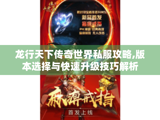 龙行天下传奇世界私服攻略,版本选择与快速升级技巧解析 龙行天下传奇世界私服攻略,版本选择与快速升级技巧解析