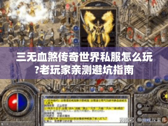 三无血煞传奇世界私服怎么玩?老玩家亲测避坑指南