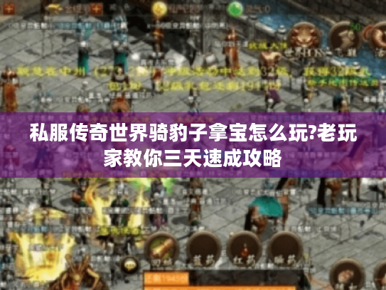 私服传奇世界骑豹子拿宝怎么玩?老玩家教你三天速成攻略