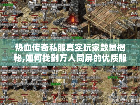 热血传奇私服真实玩家数量揭秘,如何找到万人同屏的优质服务器