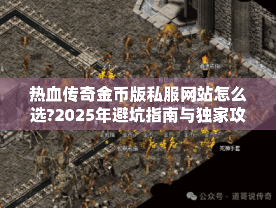 热血传奇金币版私服网站怎么选?2025年避坑指南与独家攻略